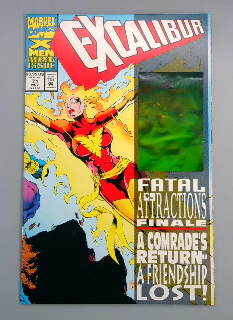Excalibur #71, NM Fatal Attractions Finale, Marvel Comics, 1993 JR1