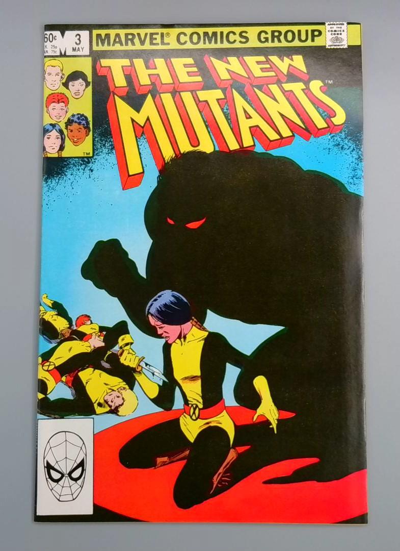 New Mutants #3, VF/NM Marvel Comics, May 1982 JR1