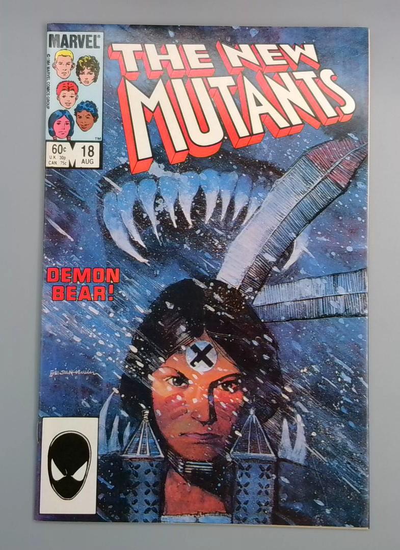 New Mutants #18, VF/NM 1st Warlock Marvel, 1984 JR1