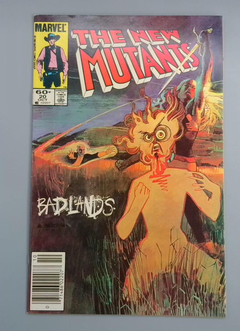 New Mutants #20, VF Newsstand Marvel, 1984 JR1