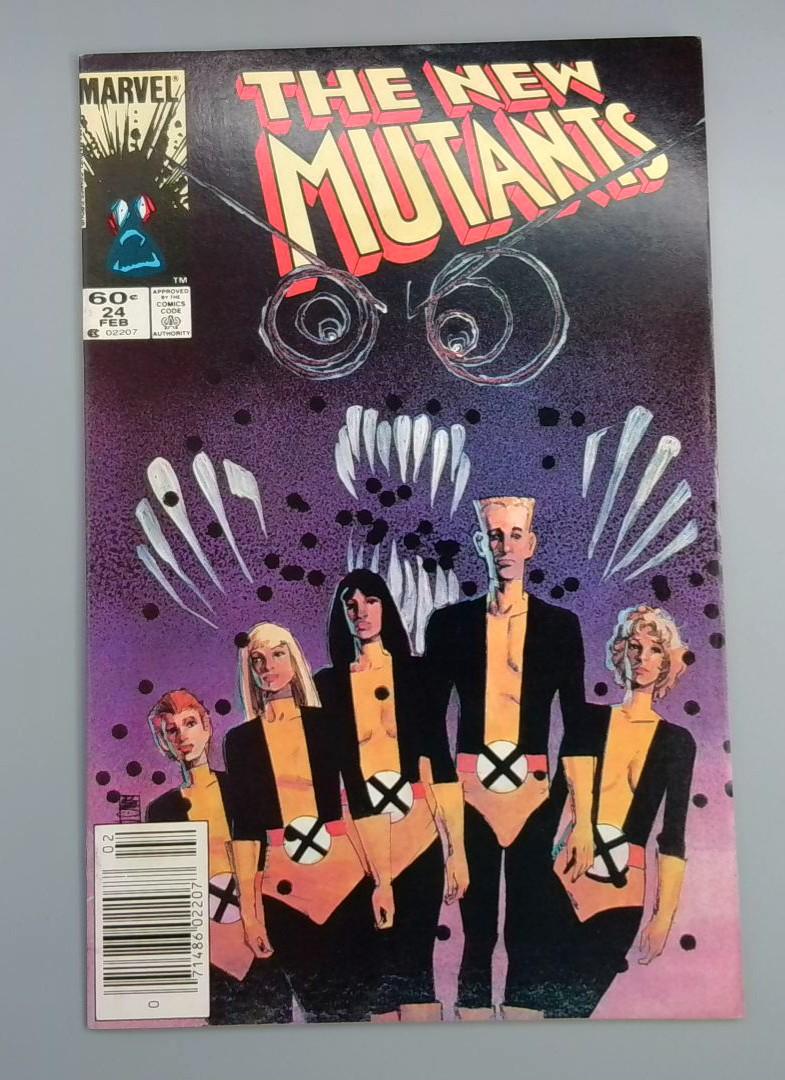 New Mutants #24, NM- Newsstand Marvel Comics, 1985 JR1