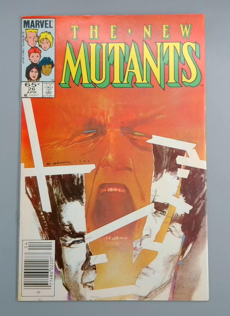 New Mutants #26, VF 1st Legion, Newsstand Marvel, 1984 JR1