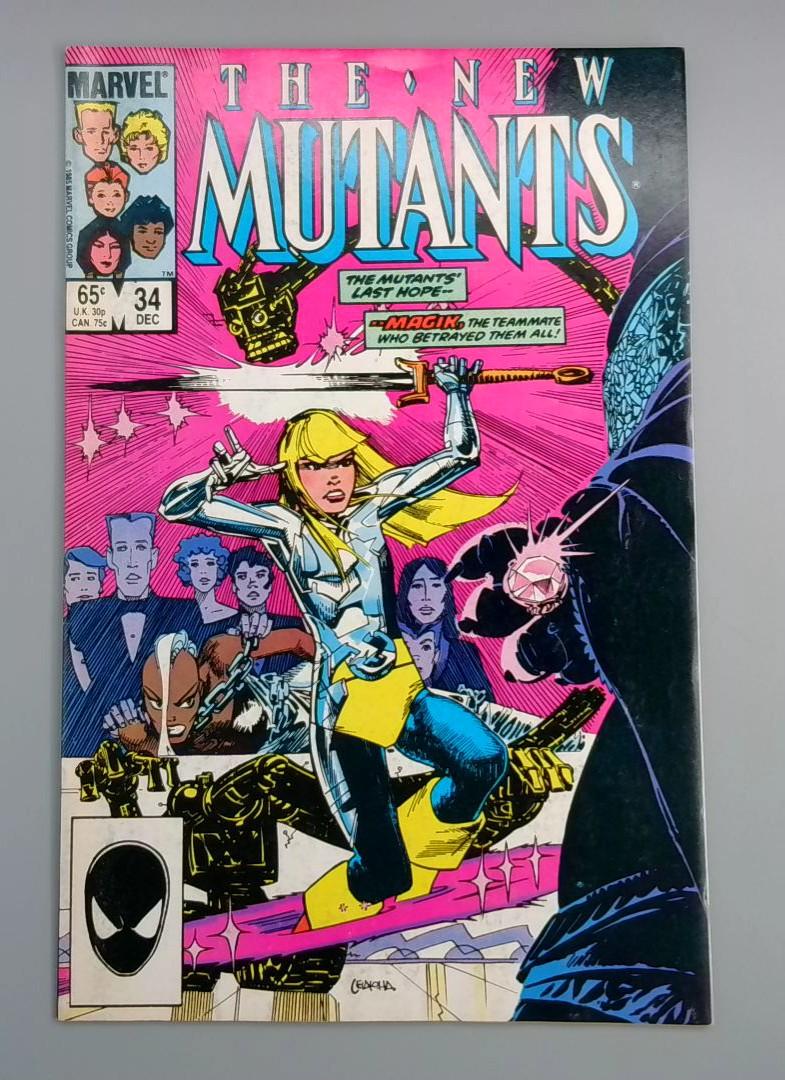 New Mutants #34, Marvel Comics, 1986 JR1