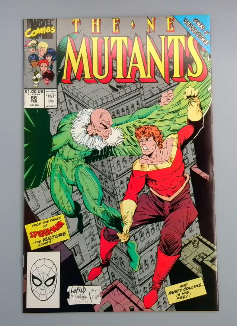 New Mutants #86, VF/NM 1st Rob Liefeld Issue Marvel Comics,1990 JR1