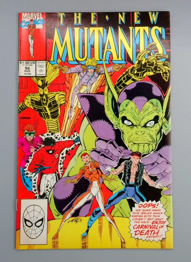 New Mutants #52, VF/NM Carnival of Death, Marvel Comics, 1988 JR1