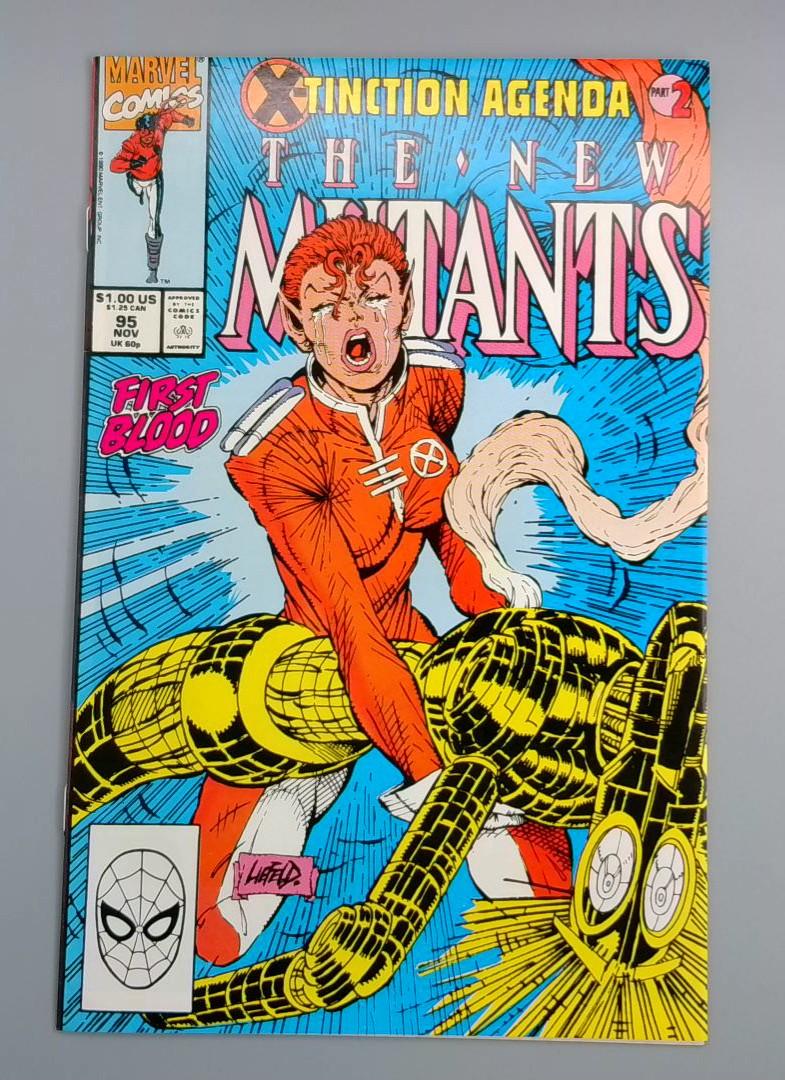 New Mutants #95, VF+ Extinction Agenda Part 2, Marvel Comics, 1991 JR1