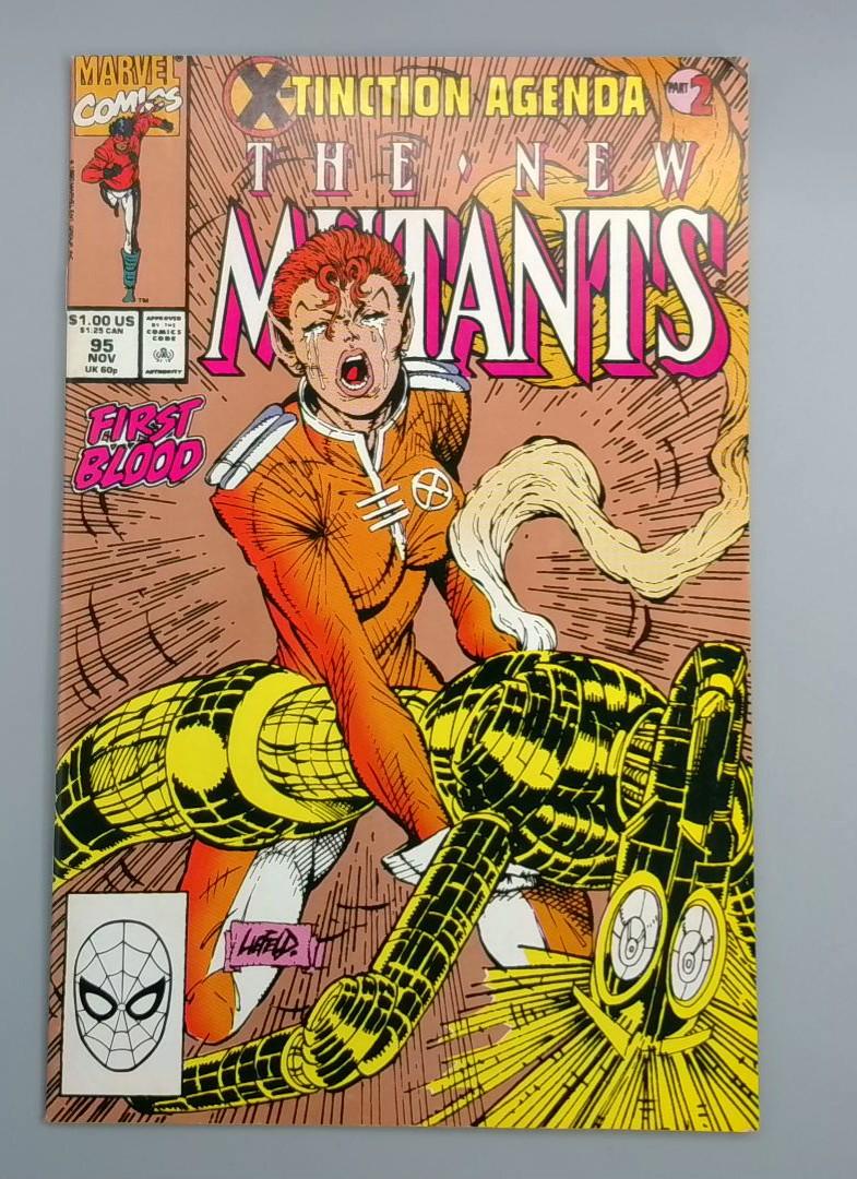 New Mutants #95, Gold 2nd Print Marvel Comics, 1991 JR1