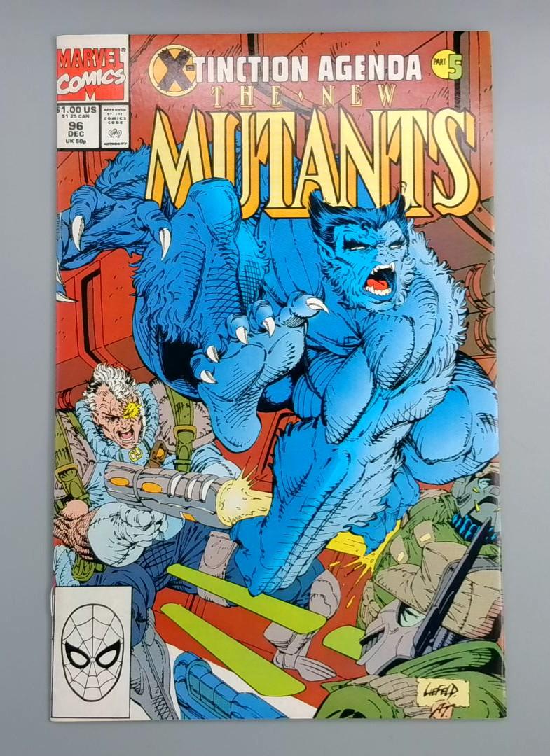 New Mutants #96, X-Tinction Agenda Part 5, Marvel Comics, 1991 JR1