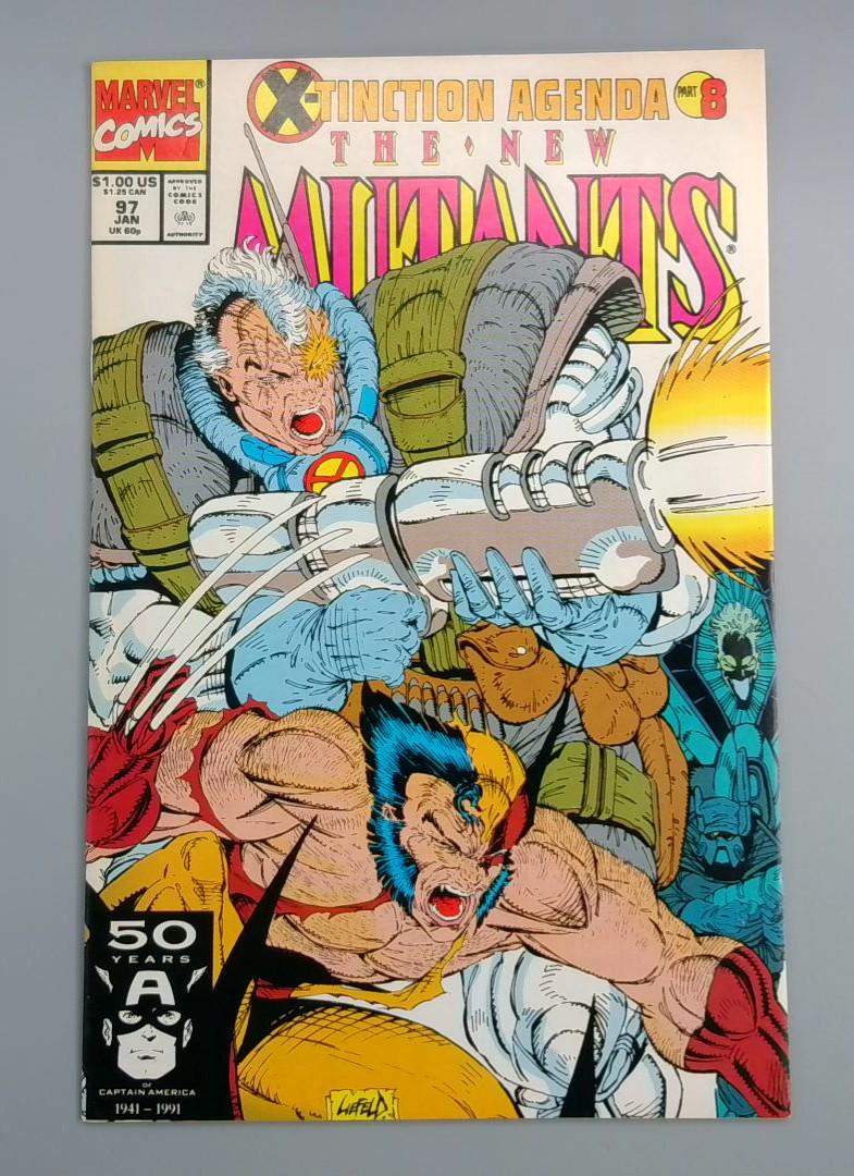 New Mutants #97 NM, X-Tinction Agenda Part 8, Marvel Comics, 1991 JR1