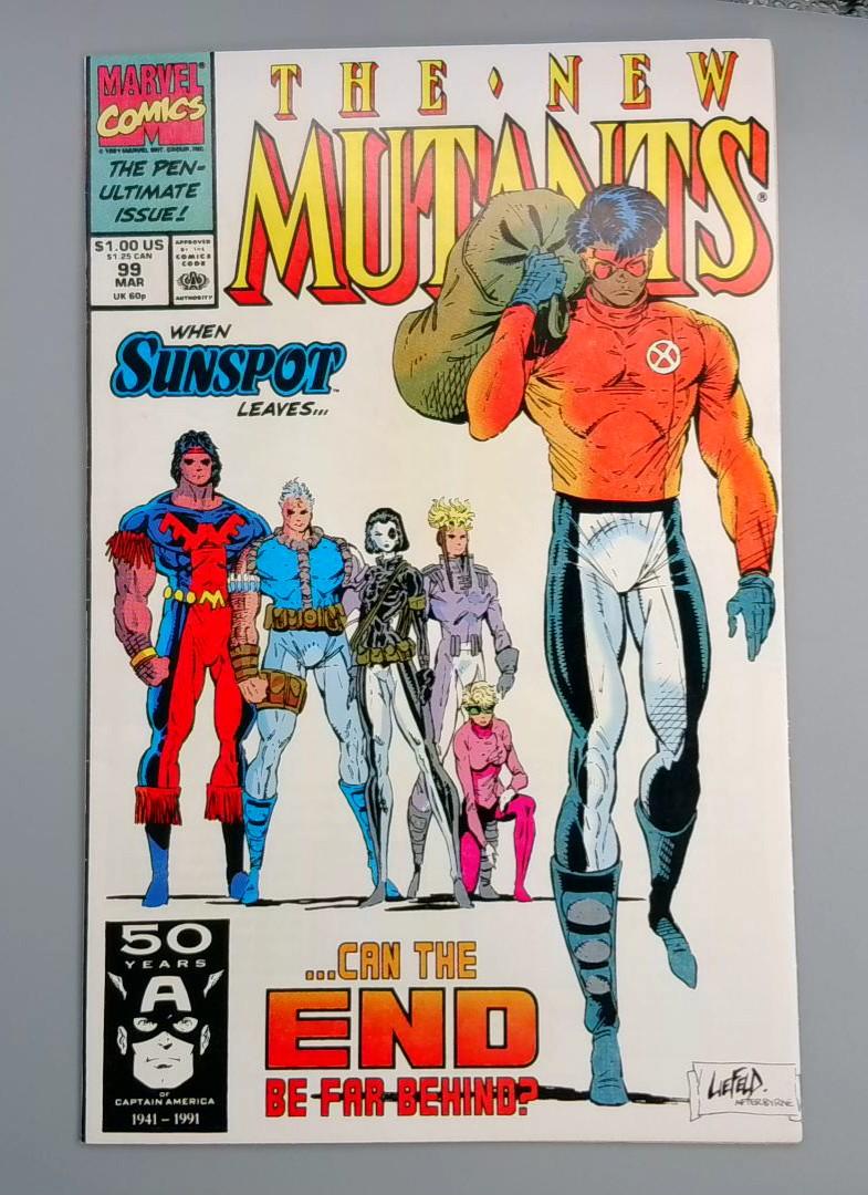 New Mutants #99, NM- Rob Liefeld Marvel Comics, Mar 1991 JR1
