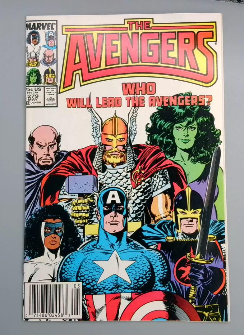 Avengers #279, Newsstand, New Roster Marvel, 1987 JR1