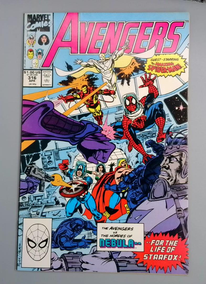 Avengers #316, Spider-Man, Marvel Comics, 1989 JR1