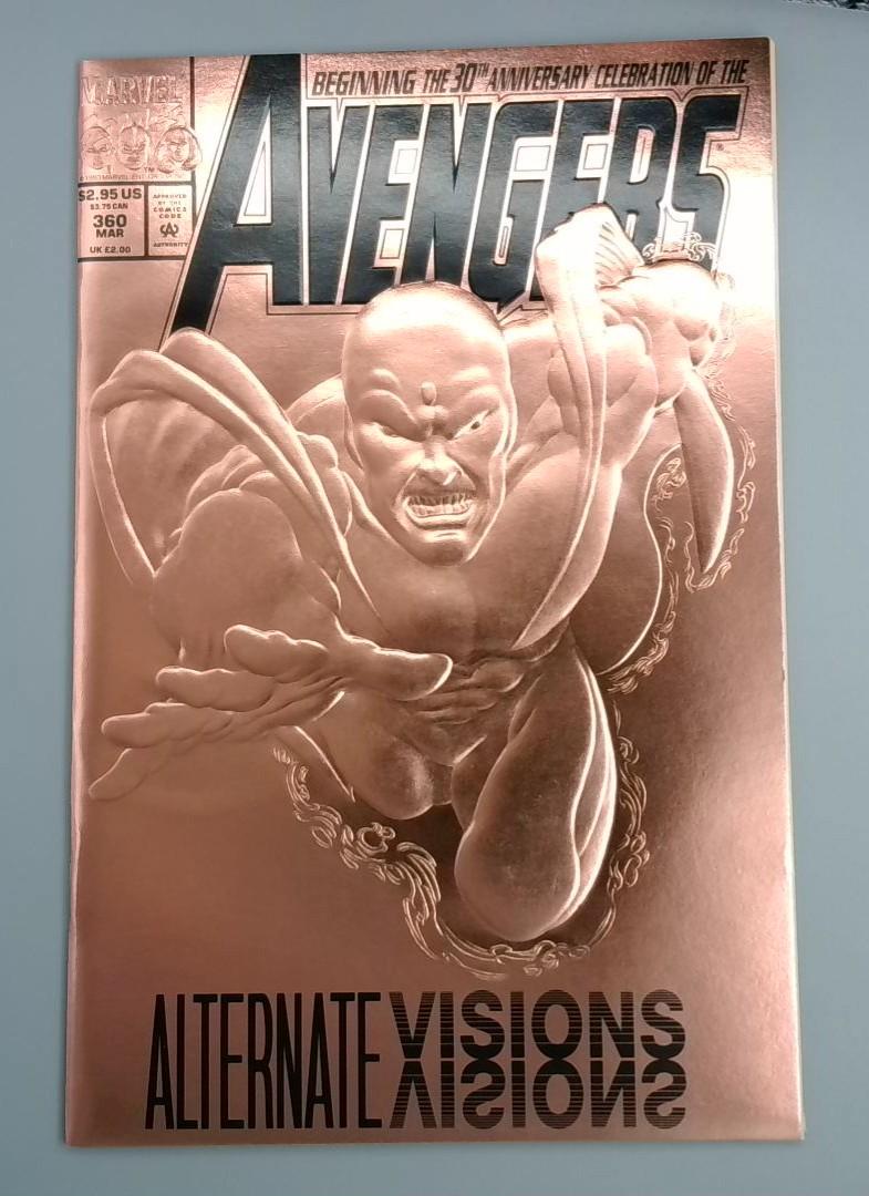 Avengers #360, NM Chrome Cover Marvel Comics, 1993 JR1