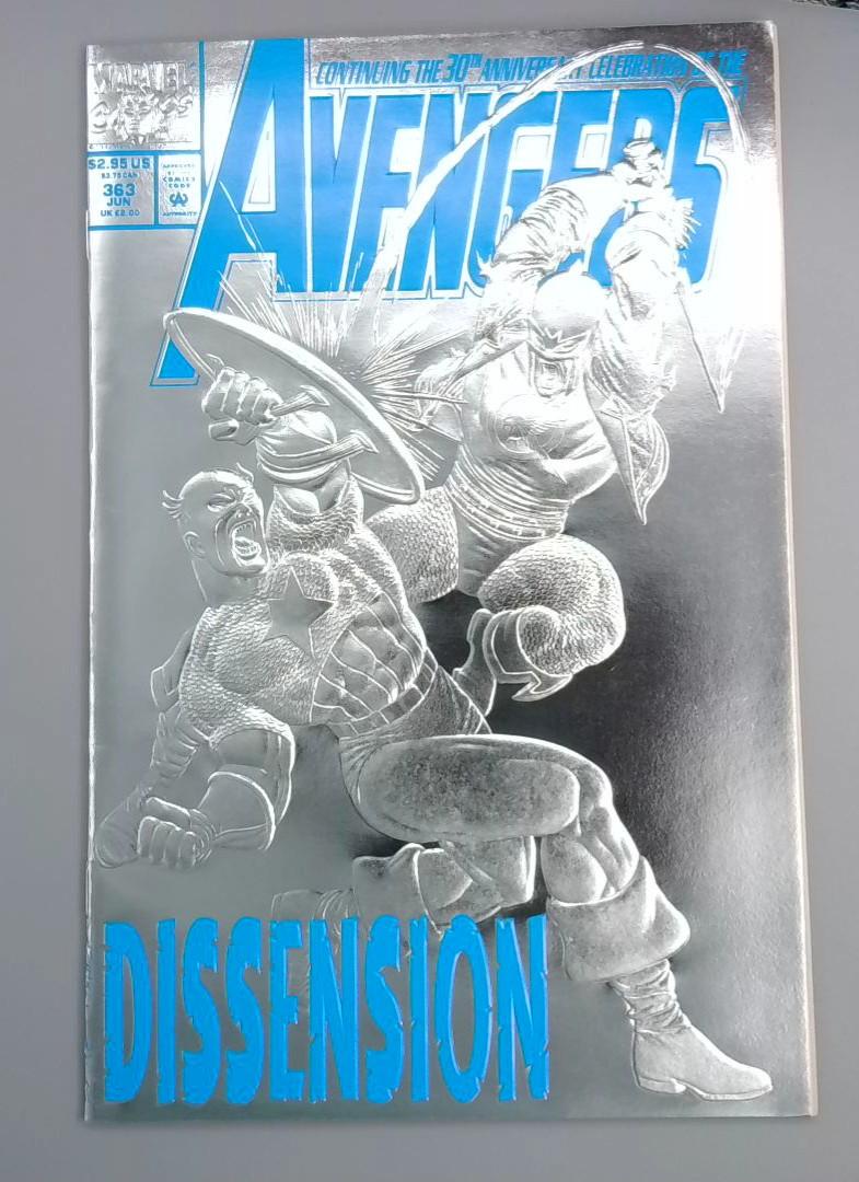 Avengers #363, NM- Silver Foil Cover Marvel Comics, 1993 JR1