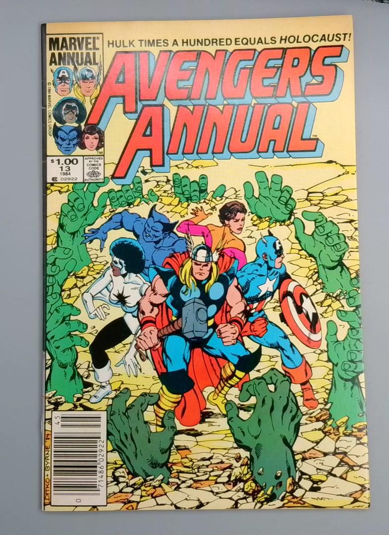Avengers Annual #13, Newsstand Marvel Comics, 1984 JR1
