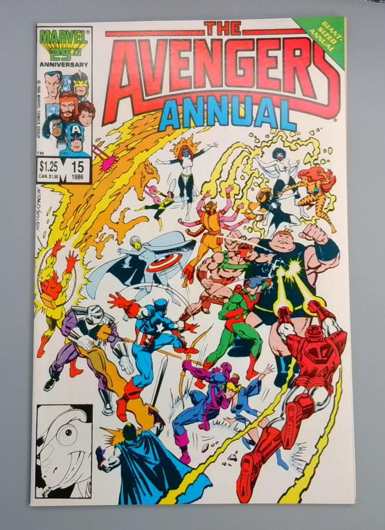 Avengers Annual #15, VF/NM Freedom Force Marvel Comics, 1986 JR1