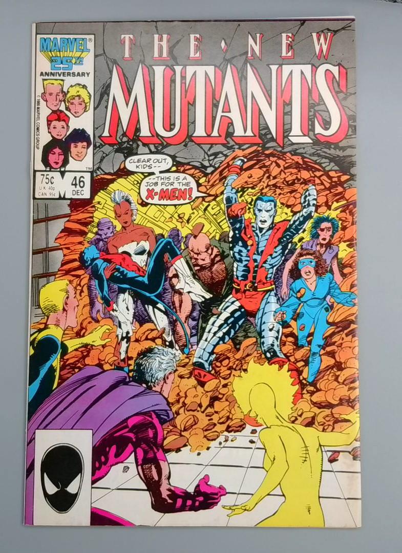 New Mutants #46, VF Marvel Comics, 1987 JR1