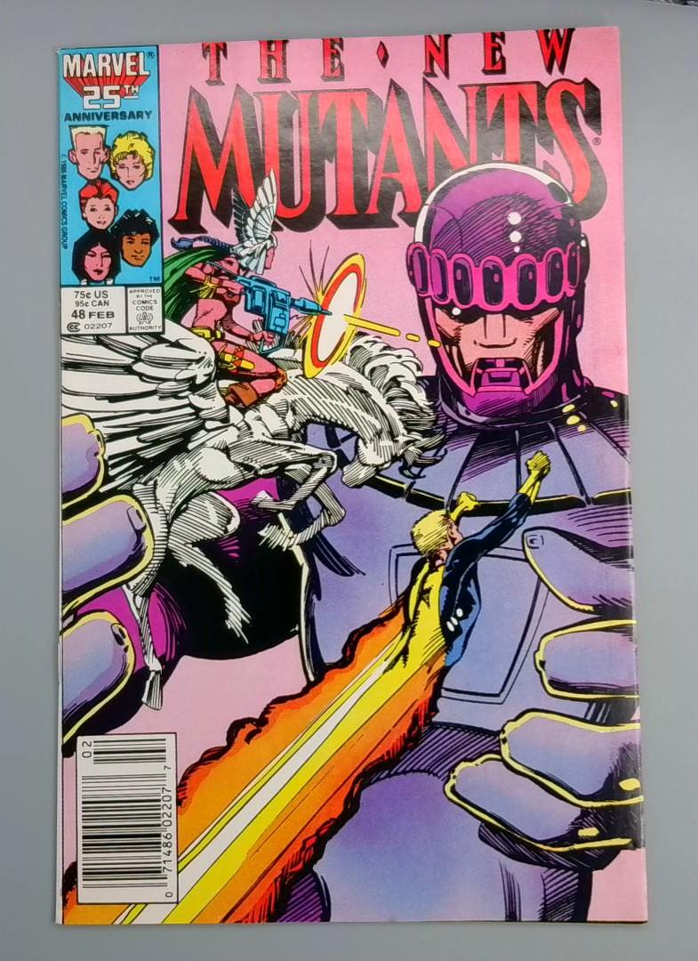 New Mutants #48, Newsstand  Marvel Comics, 1987 JR1