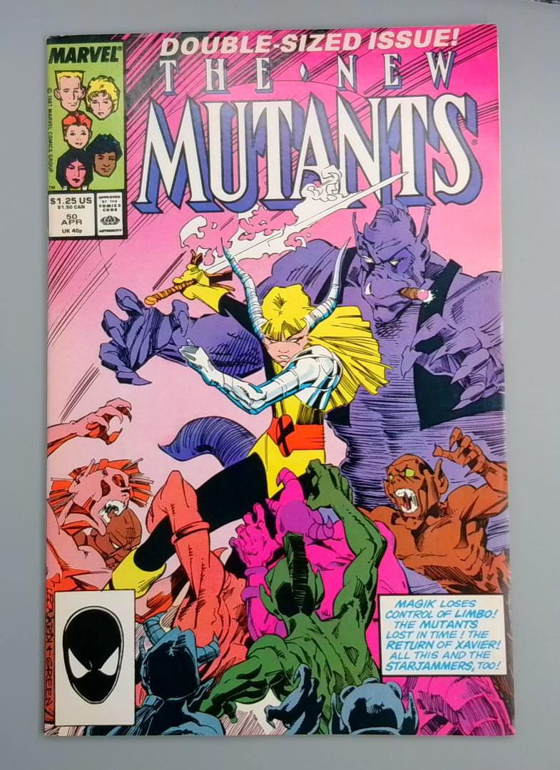 New Mutants #50, VF Double-Sized Issue, Marvel Comics, 1987 JR1