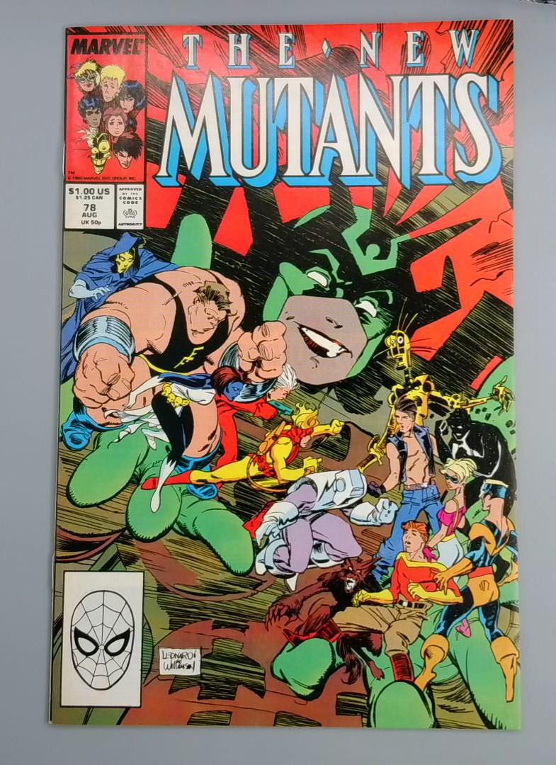 New Mutants #78, NM Freedom Force Marvel Comics, 1989 JR1