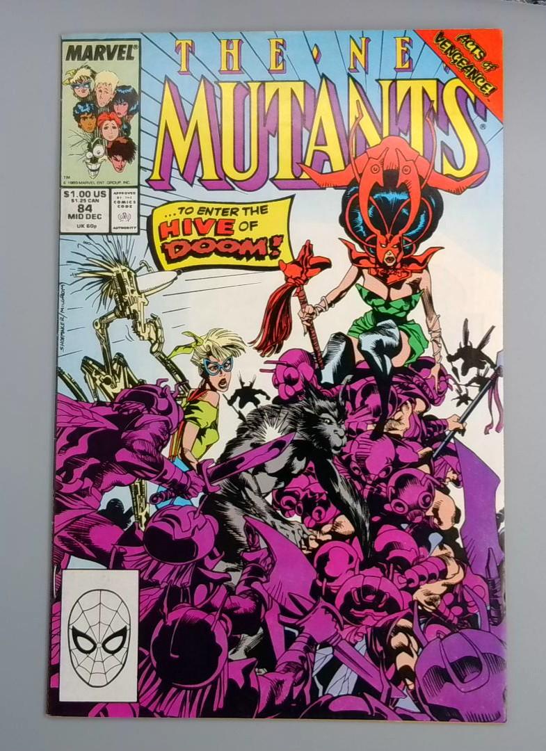New Mutants #84, "To Enter the Hive of Doom!", Marvel Comics,1989 JR1