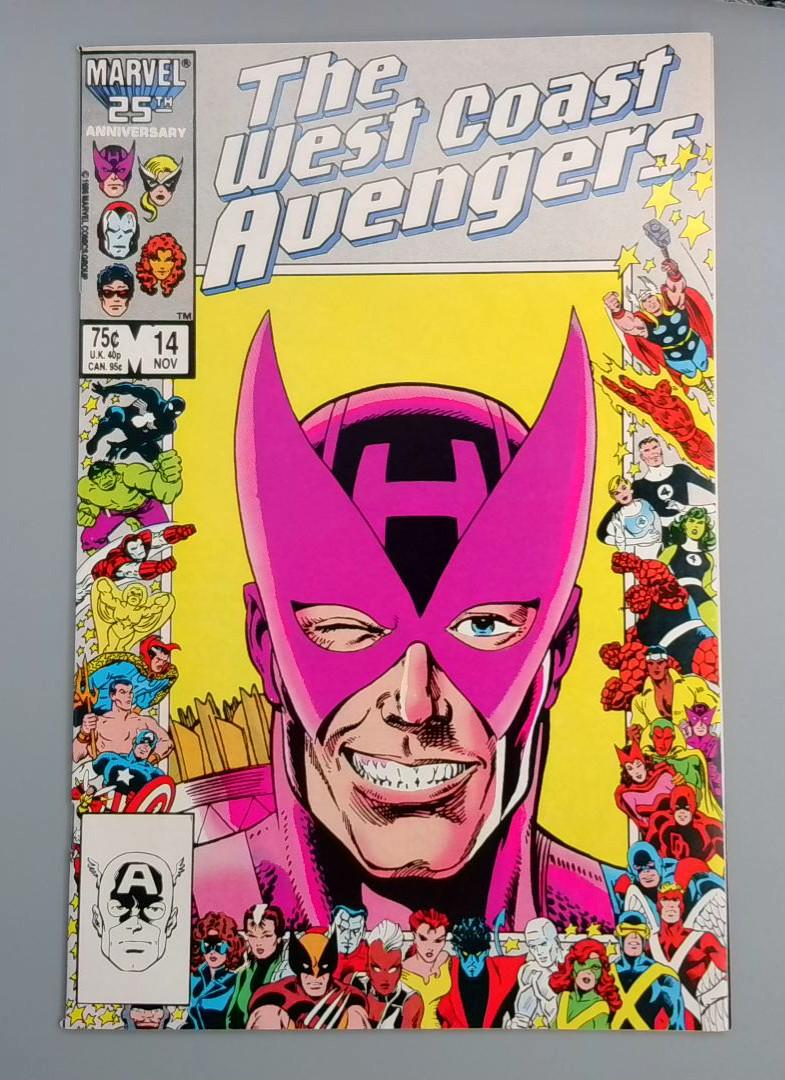 West Coast Avengers #14, NM Marvel, 1986 JR1