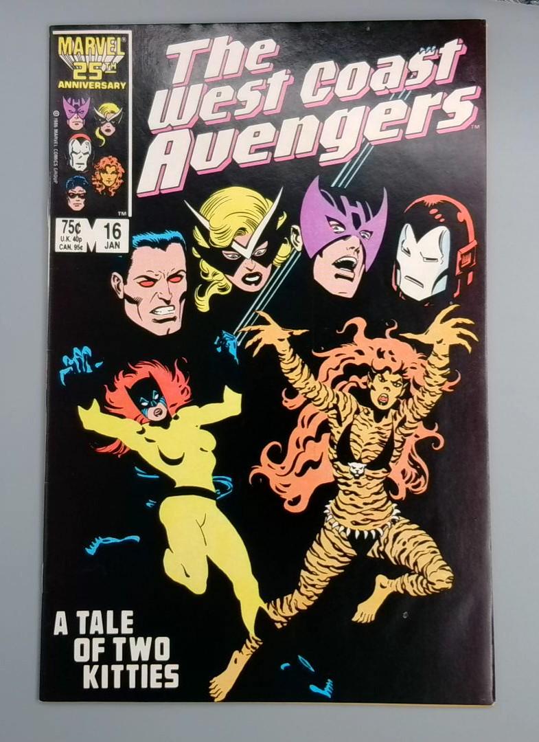 West Coast Avengers #16, Marvel Comics, Jan 1987 JR1