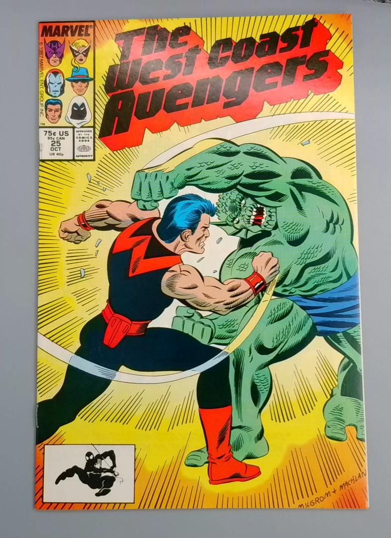 West Coast Avengers #25, VF/NM Marvel Comics, 1987 JR1