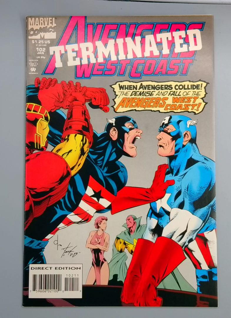 Avengers West Coast #102, VF Marvel Comics, 1994 JR1