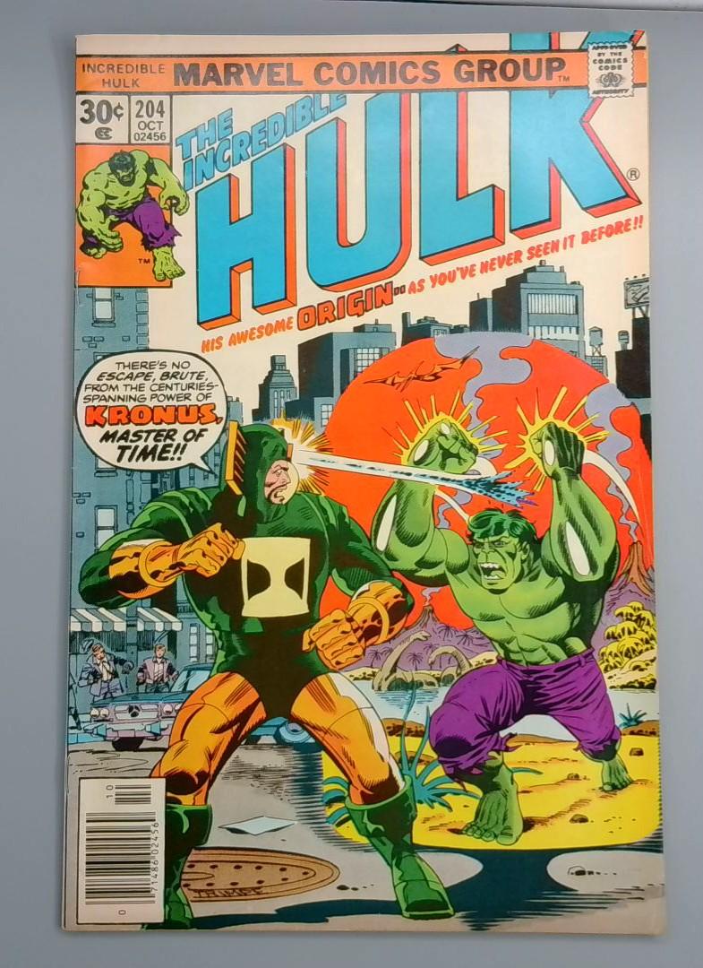 Incredible Hulk #204, VF Marvel Comics Group, 1976 JR1