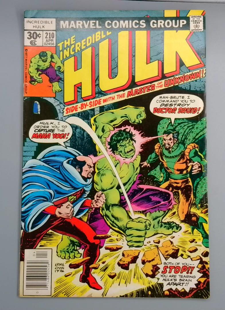 Incredible Hulk #210, Marvel Comics Group, 1977 JR1