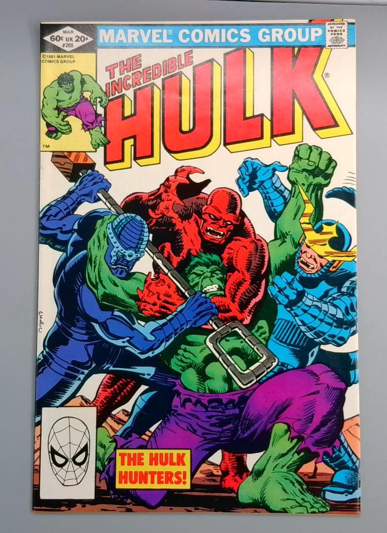 Incredible Hulk #269, VF 1st Bareet Marvel Comics Group, 1982 JR1