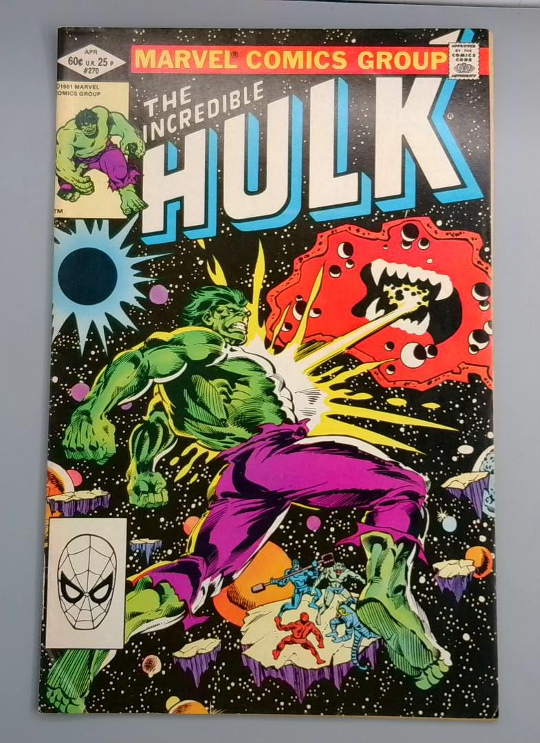 Incredible Hulk #270, Marvel Comics, 1982 JR1