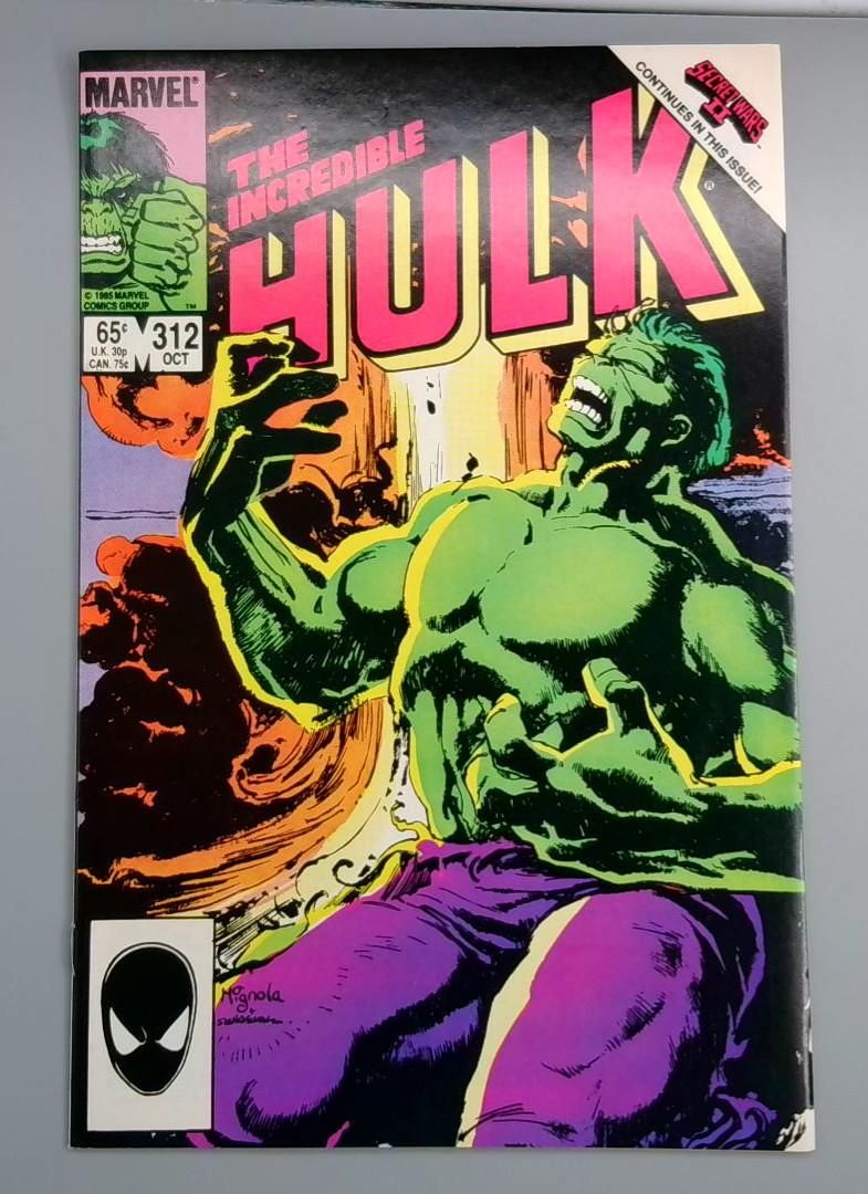 Incredible Hulk #312, NM- 1st Brian Banner Marvel Comics, 1985 JR1