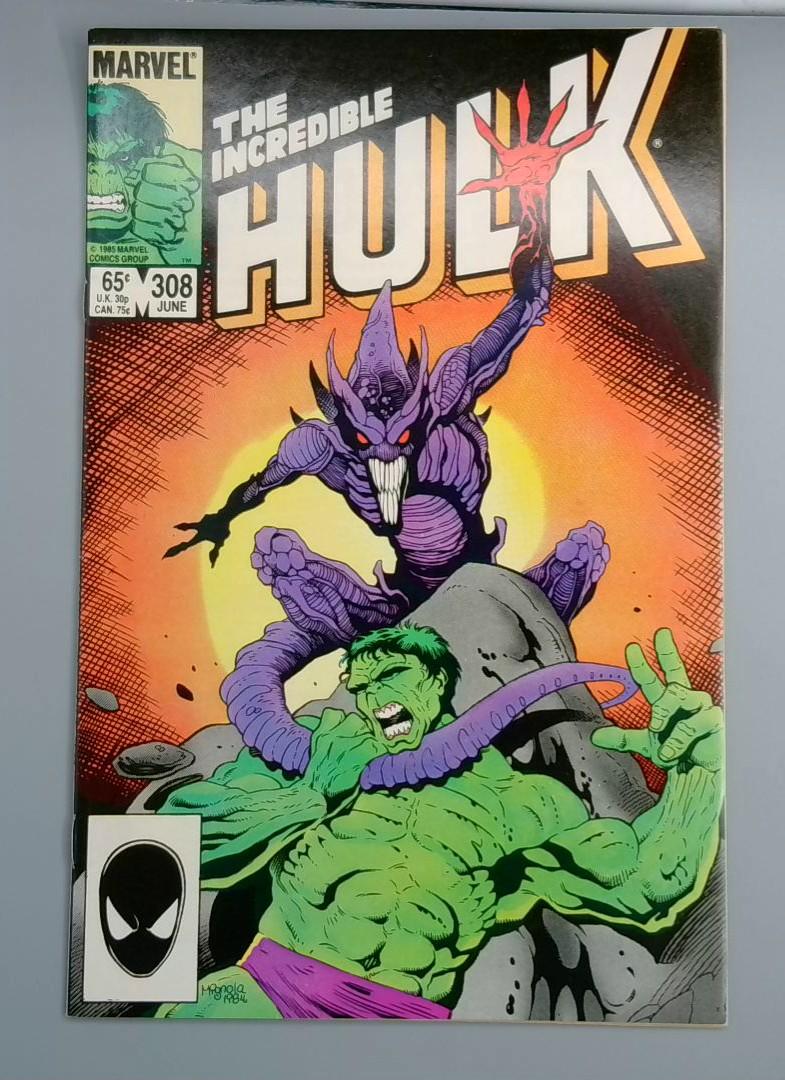 Incredible Hulk #308, Marvel Comics, June 1985 JR1