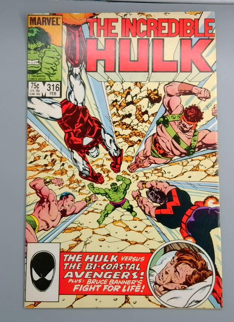Incredible Hulk #316, Marvel Comics, Feb 1986 JR1