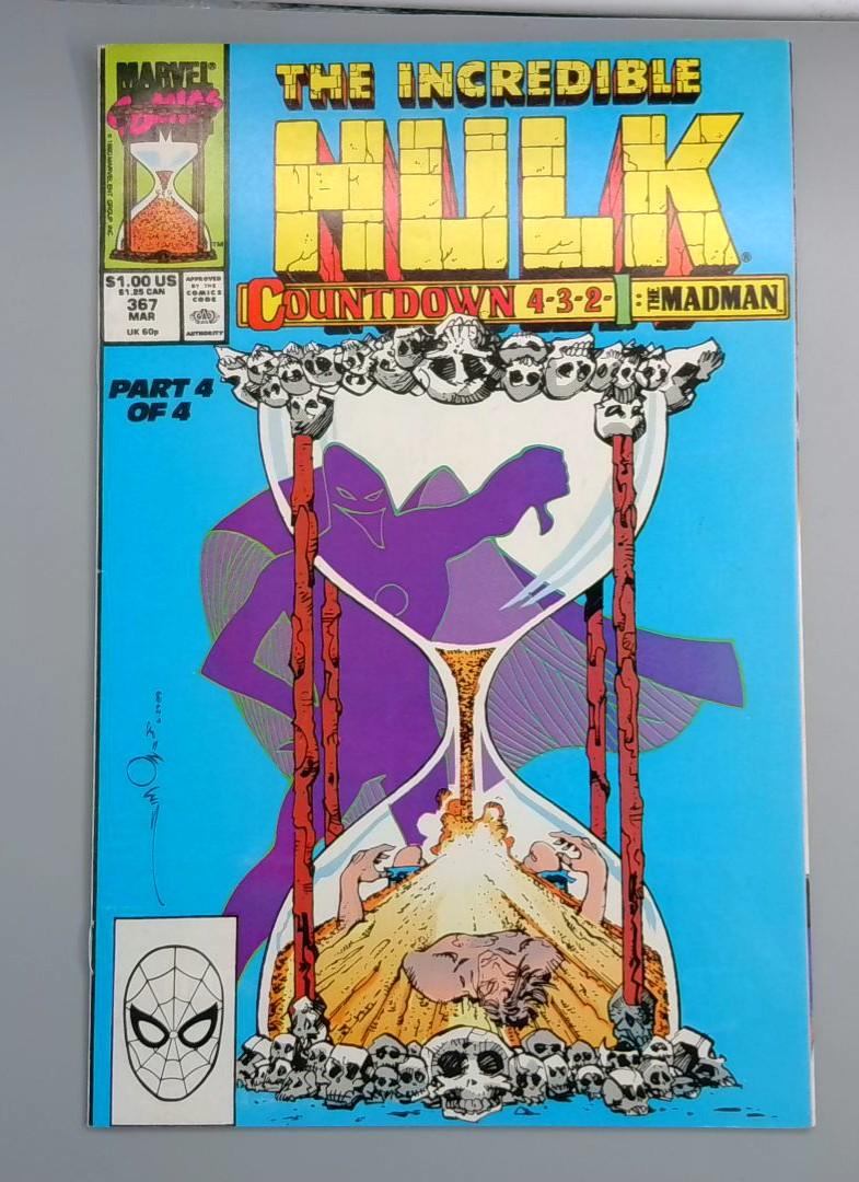 Incredible Hulk #367 VF/NM 1st Dale Keown Issue Marvel Comics, 1989 JR1