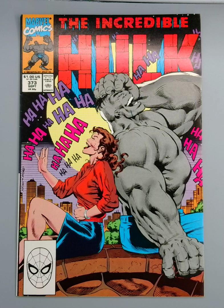 Incredible Hulk #373, VF/NM Dale Keown Marvel Comics, 1990 JR1
