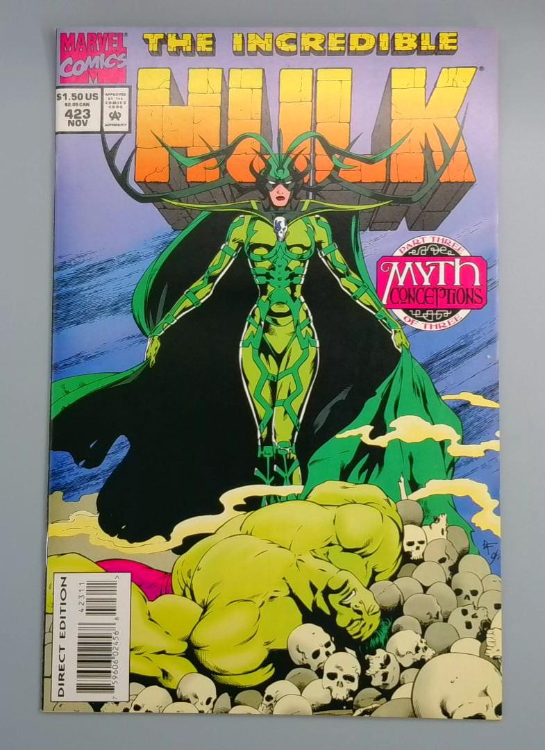 Incredible Hulk #423, Myth Conceptions, Marvel Comics, 1994 JR`