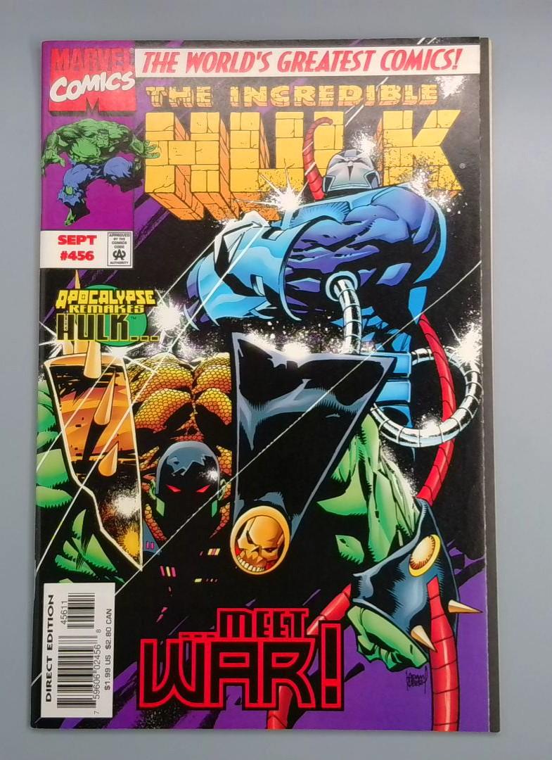 Incredible Hulk #456 NM Apocalypse, Marvel, 1997 JR1	