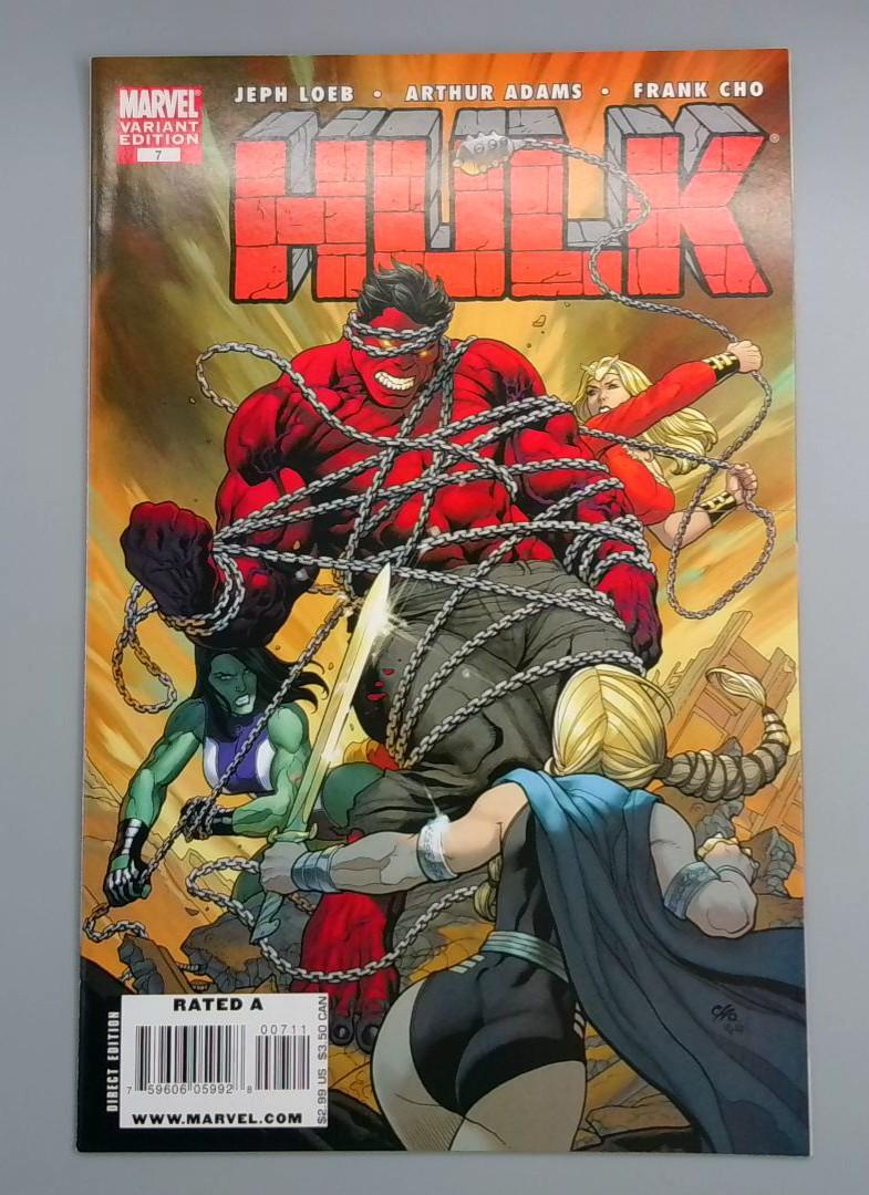Hulk #7 VF+ Variant Marvel Comics 2008 JR1