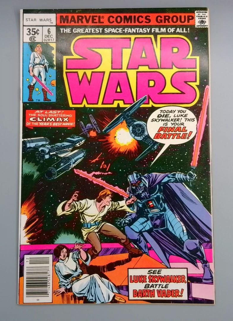 Star Wars #6, VF Marvel Comics, 1977 JR1