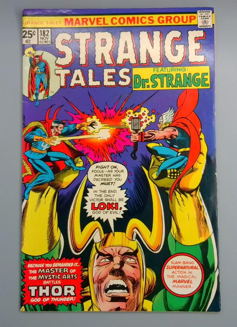 Strange Tales #182, VG Dr. Strange, Marvel Comics Group, 1975 JR1