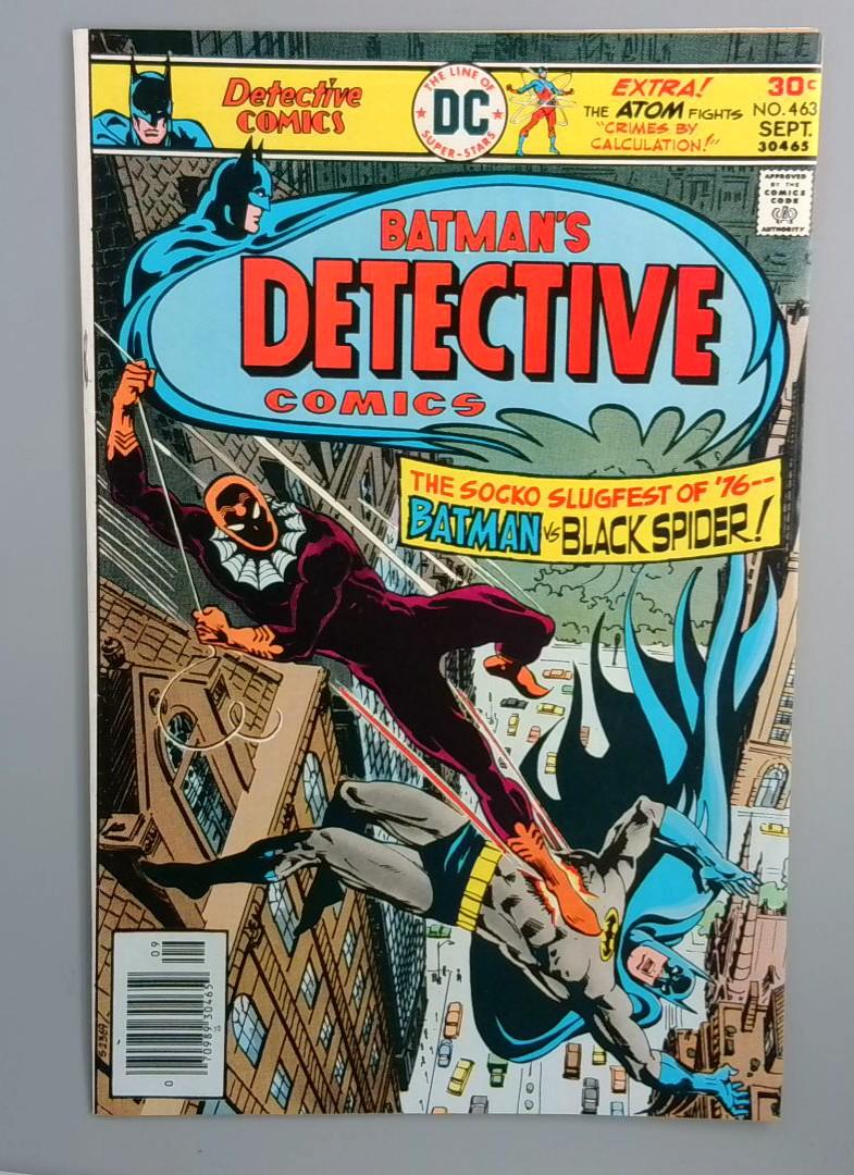 Detective Comics #463 VF 1st Black Spider, DC Comics, Sept 1976 JR1