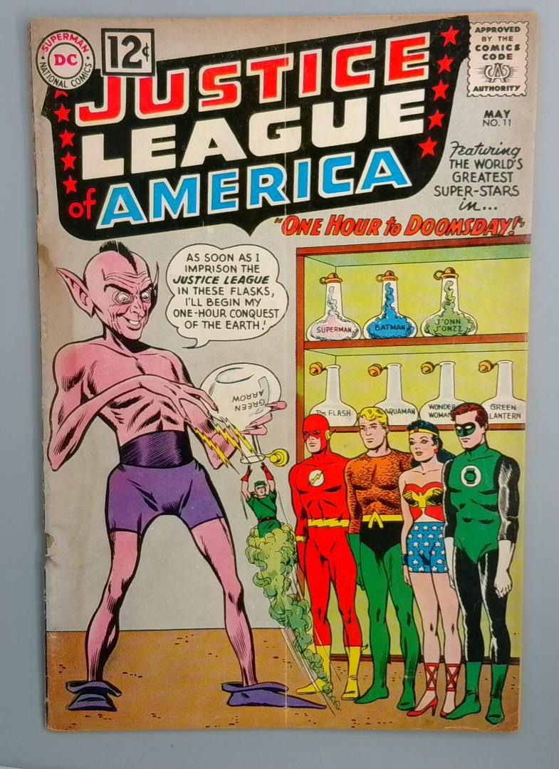 Justice League of America #11, SEE PICS FOR DETAILS DC Comics, May 1962 JR1