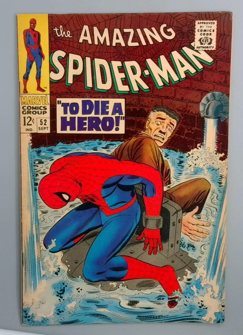 Amazing Spider-Man #52 FN/VF 1st Joe Robertson Marvel Comics, 1967