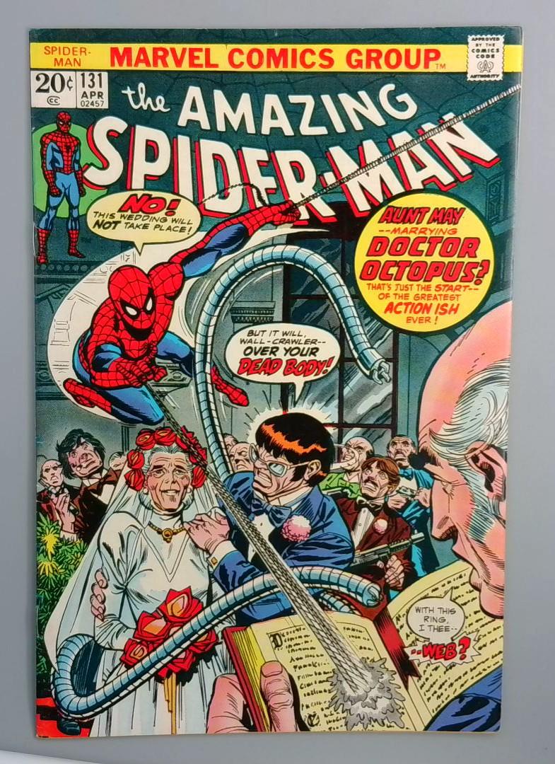 Amazing Spider-Man #131, Aunt May Marrying Doctor Octopus, Marvel Comics, 1974