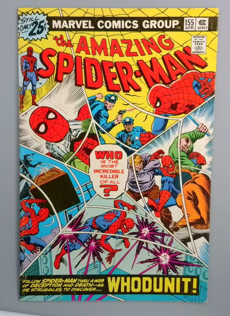 Amazing Spider-Man #155, Whodunit!, Marvel Comics, 1976