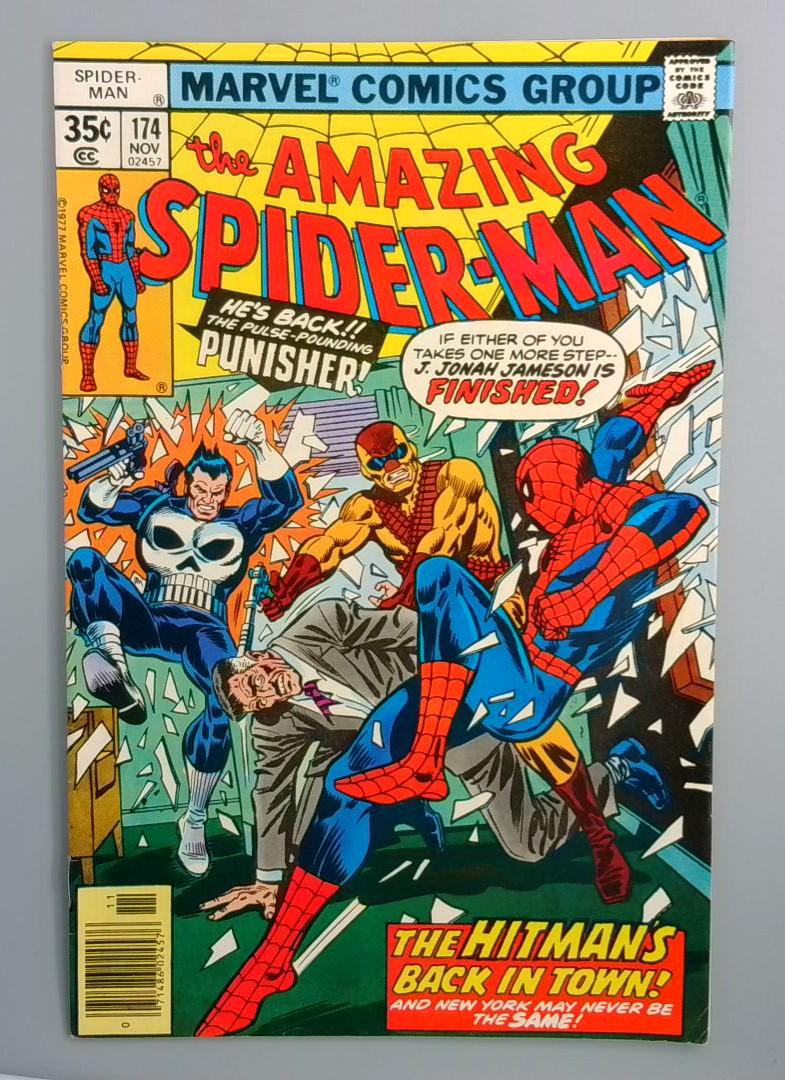 Amazing Spider-Man #174,  VF/NM The Punisher, Marvel Comics, 1977