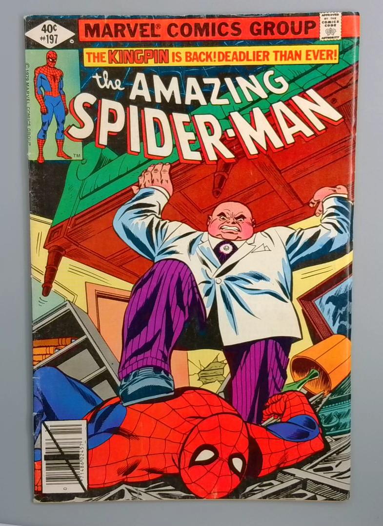 Amazing Spider-Man #197, Kingpin Appearance, Marvel Comics, 1979